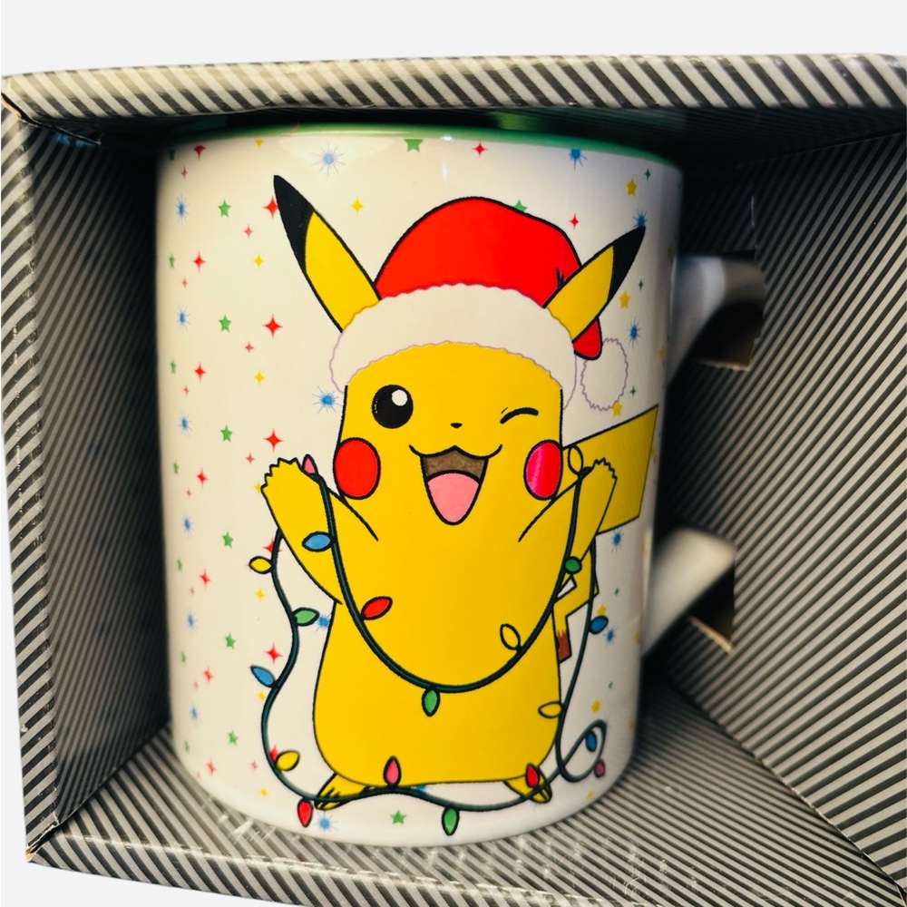 Pokémon Christmas Pikachu Ceramic Mug 14oz